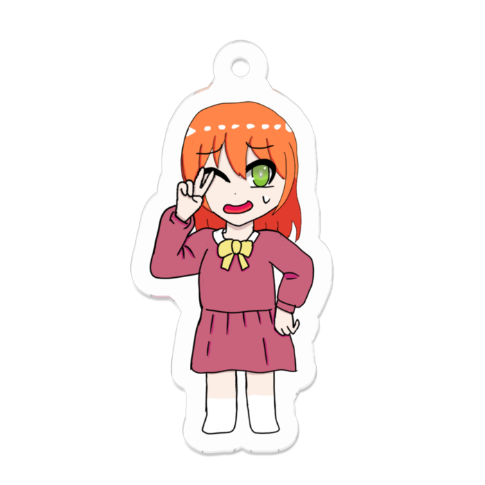 アクリルキーホルダー - 50 x 50 (mm)