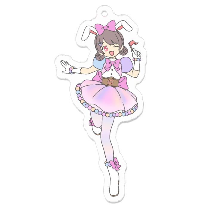 アクリルキーホルダー - 70 x 70 (mm)