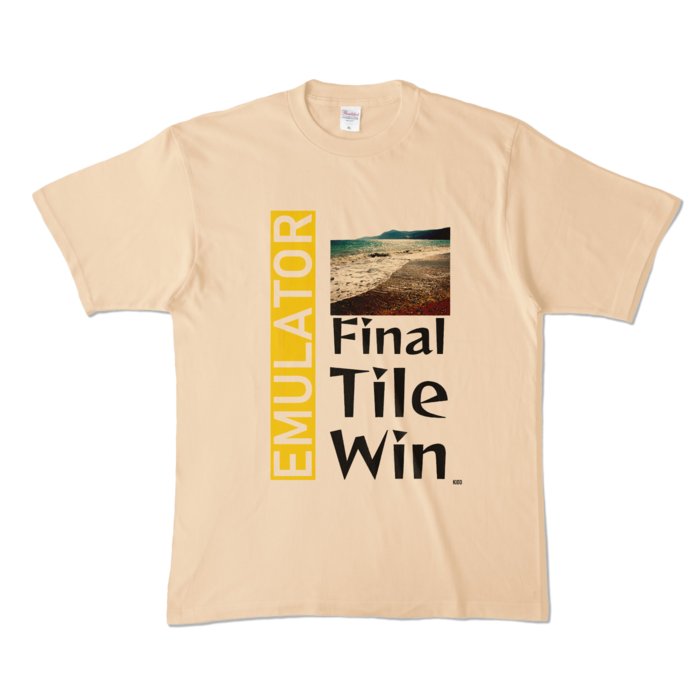 カラーTシャツ - XL - ナチュラル (淡色)