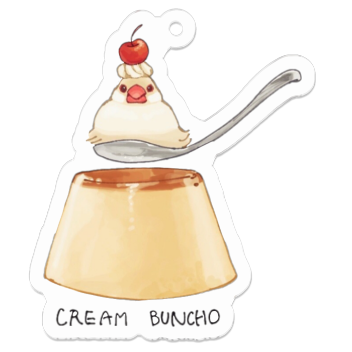 アクリルキーホルダー（コーティング） - 50 x 50 (mm)