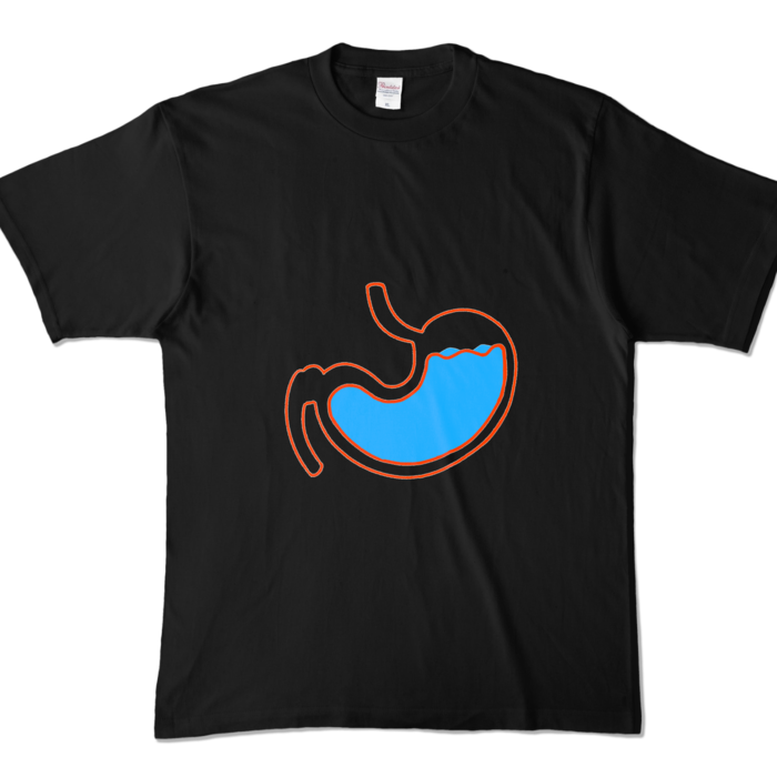 カラーTシャツ - XL - ブラック (濃色)