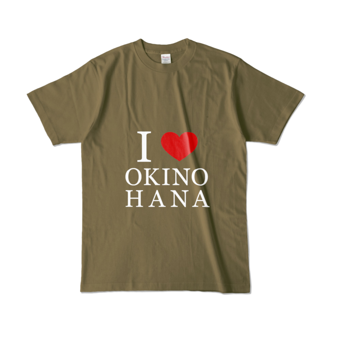 カラーTシャツ - L - オリーブ (濃色)