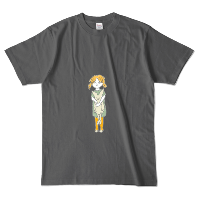 カラーTシャツ - L - チャコール (濃色)