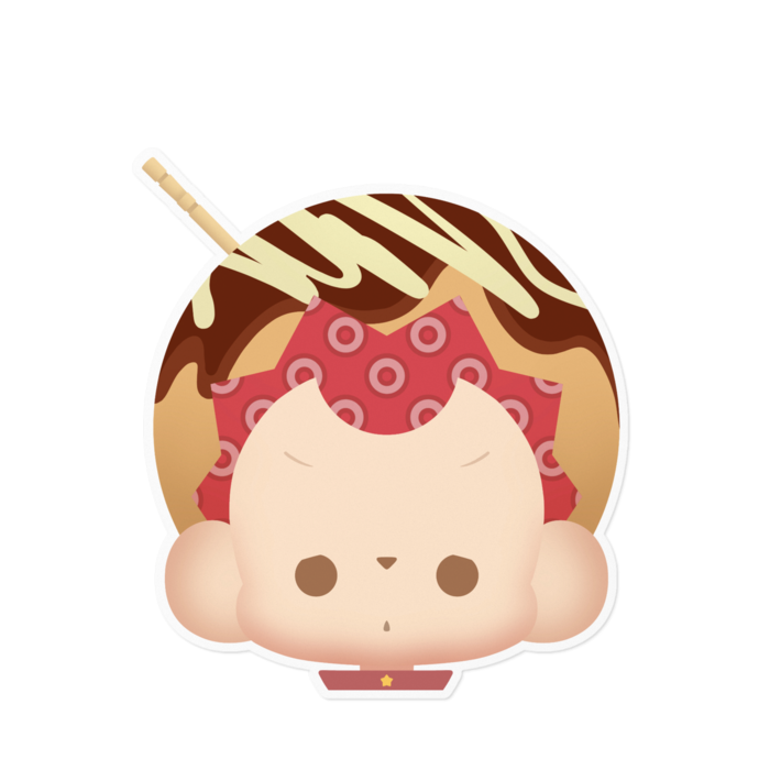 たこ焼き なステッカー 蓮のしょっぷ Booth