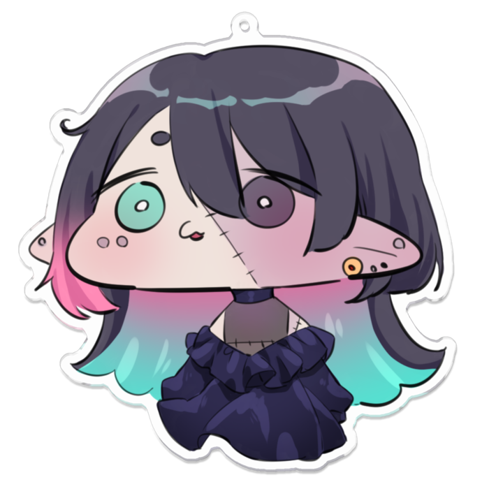 アクリルキーホルダー - 100 x 100 (mm)