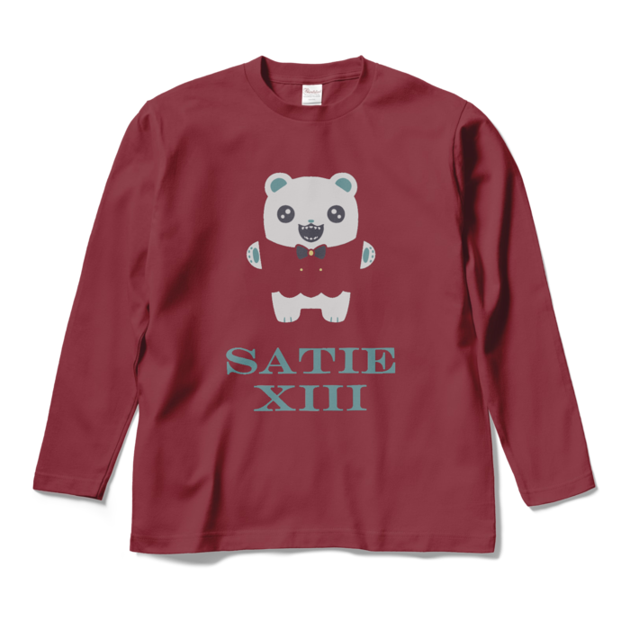 ロングスリーブTシャツ - M - バーガンディ