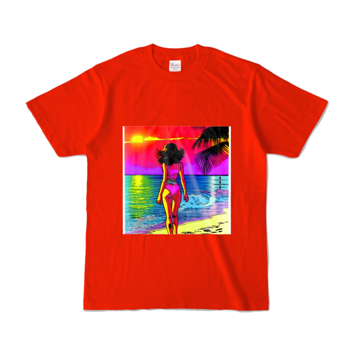 カラーTシャツ - S - レッド (濃色)
