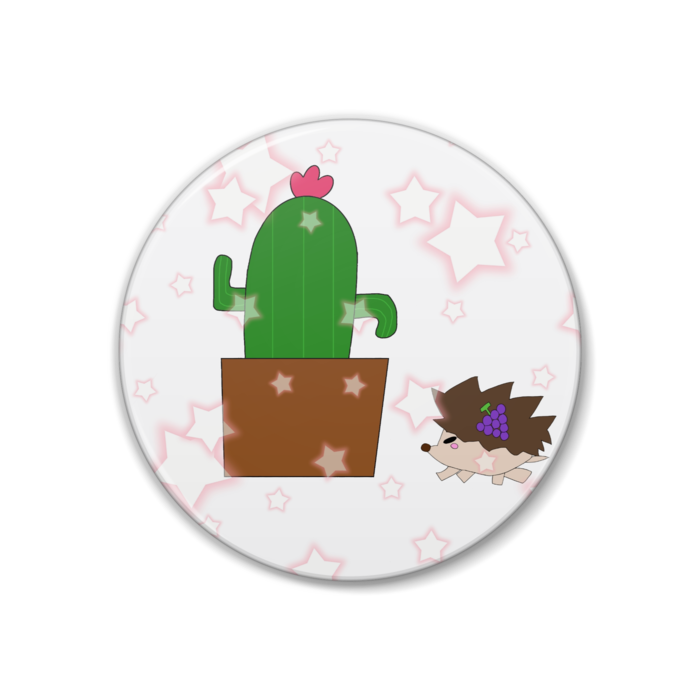 ゆなしんファンマ🌵缶バ【38mm】
