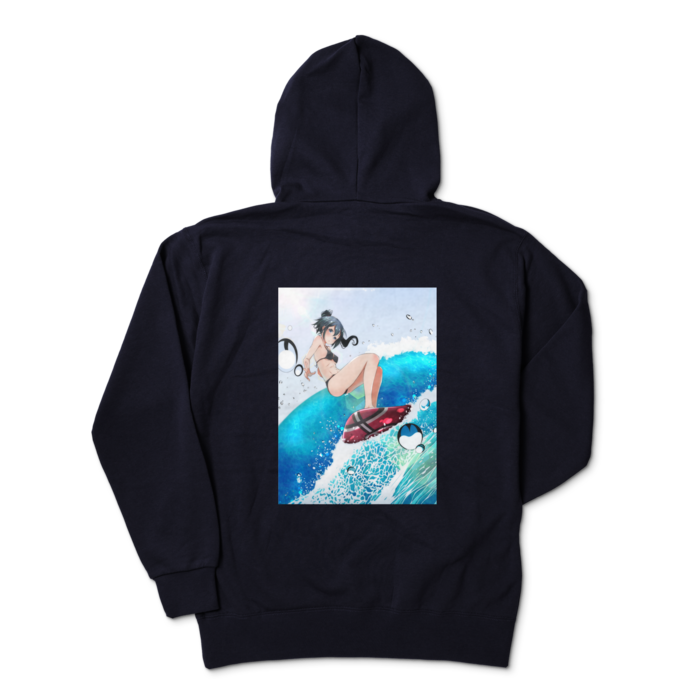 ジップパーカー - XL - ネイビー