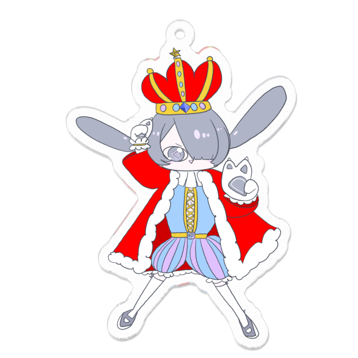 アクリルキーホルダー（コーティング） - 70 x 70 (mm)