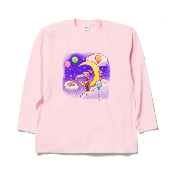 ロングスリーブTシャツ - XL - ライトピンク