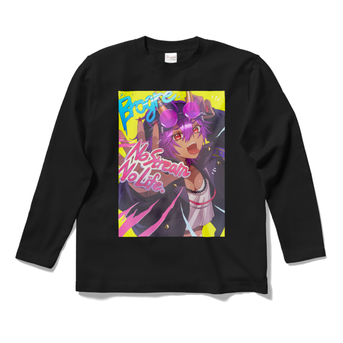 ロングスリーブTシャツ - S - ブラック