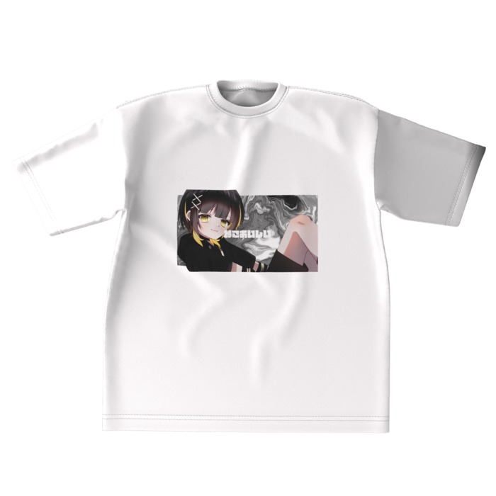 ビッグシルエットTシャツ（白） - XL
