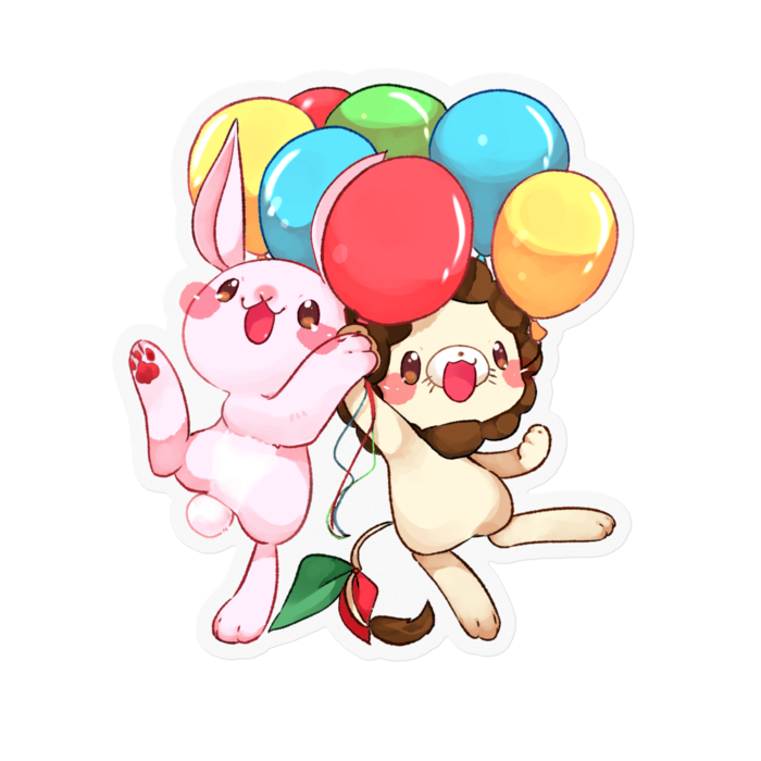 ステッカー - 100 x 100 (mm)