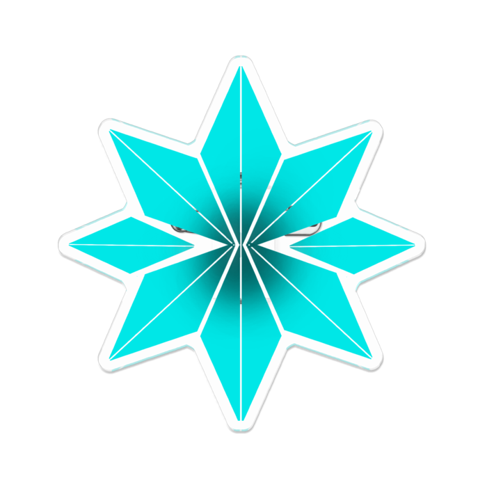 アクリルバッジ - 70 x 70 (mm)(1)