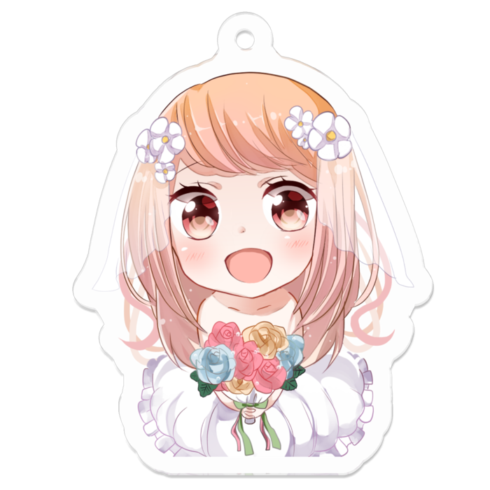 アクリルキーホルダー - 50 x 50 (mm)