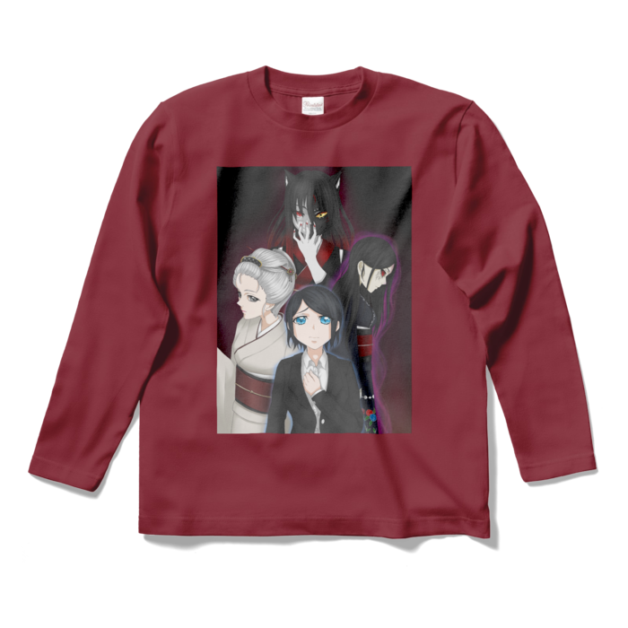 ロングスリーブTシャツ - S - バーガンディ