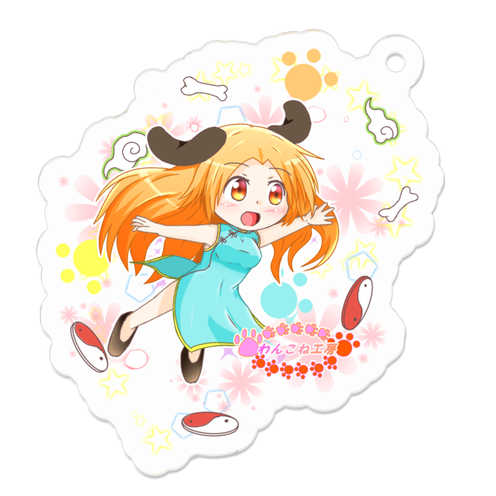 アクリルキーホルダー - 50 x 50 (mm)