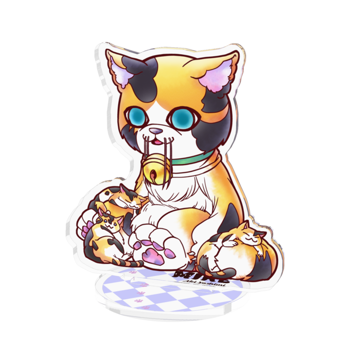 〈ミケ〉アクリルフィギュア(M) - 70x70mm