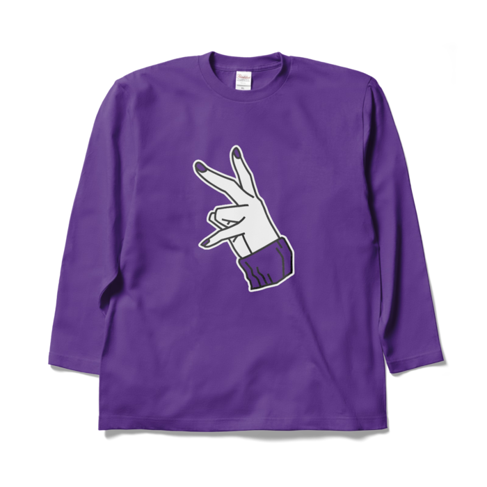 ロングスリーブTシャツ - XL - パープル