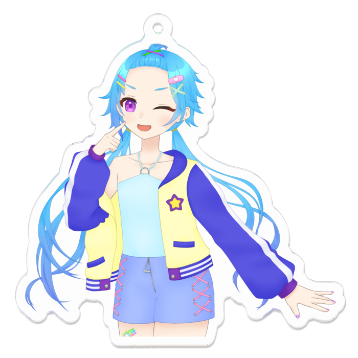 アクリルキーホルダー - 70 x 70 (mm)