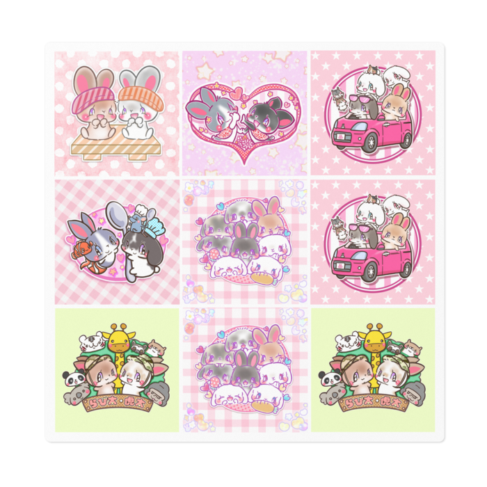 ステッカー - 160 x 160 (mm)