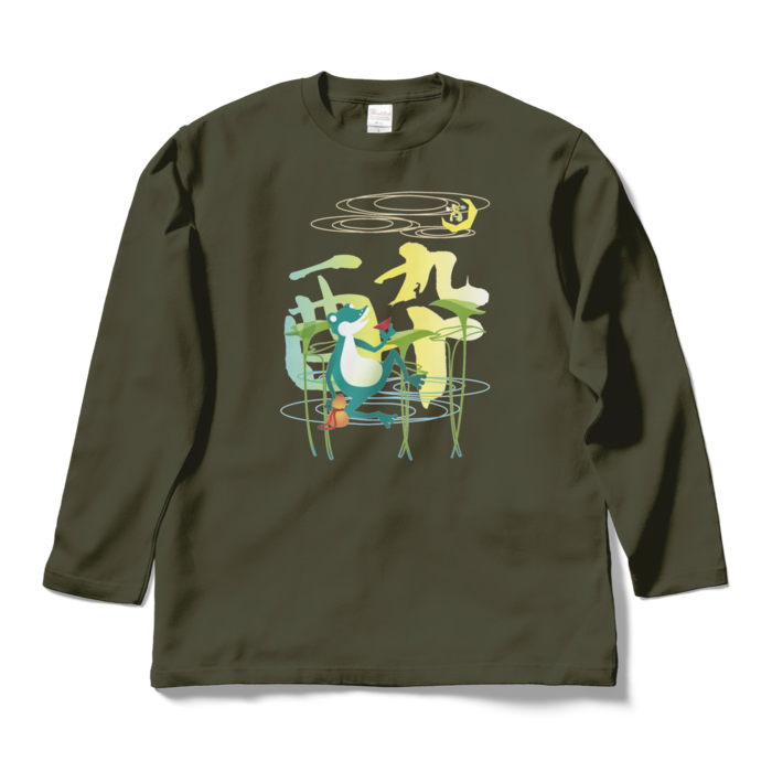 ロングスリーブTシャツ - L - アーミーグリーン