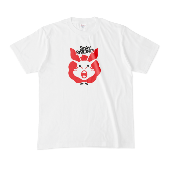 赤STAY STRONG Tシャツ - M