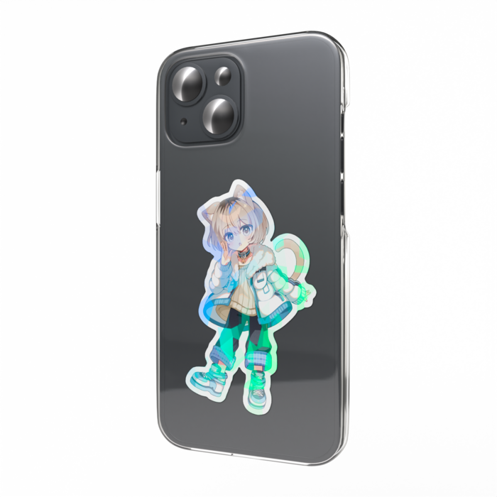 ホログラムスマホステッカー - 縦