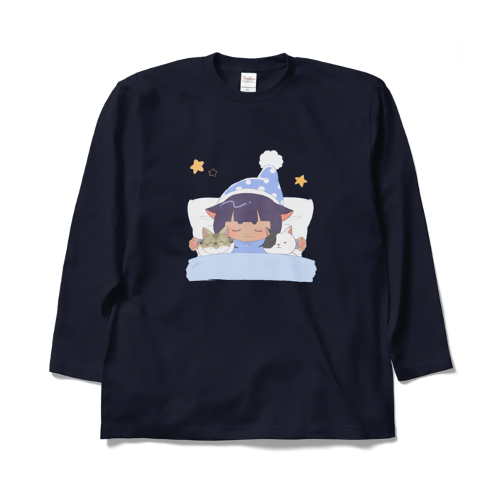 ロングスリーブTシャツ - XL - ネイビー