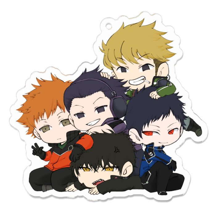 アクリルキーホルダー - 70 x 70 (mm)