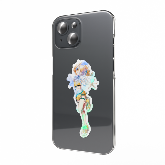 ホログラムスマホステッカー - 縦