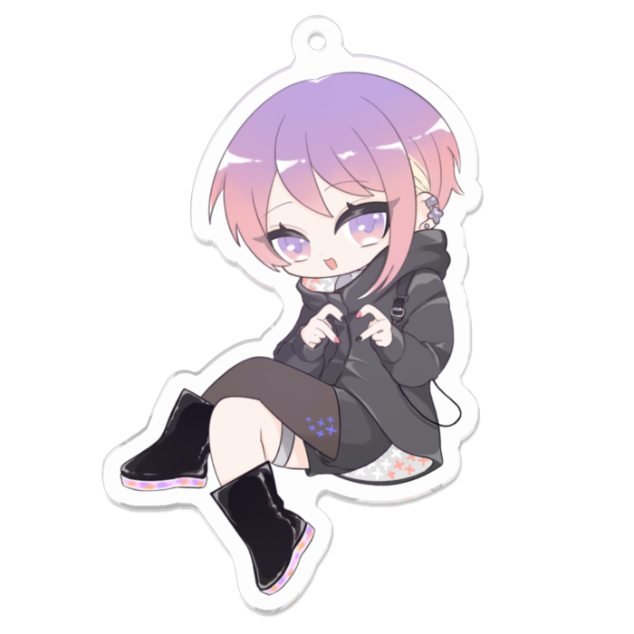 アクリルキーホルダー - 70 x 70 (mm)