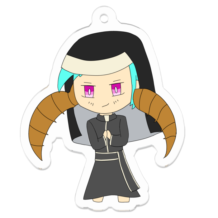 アクリルキーホルダー - 50 x 50 (mm)