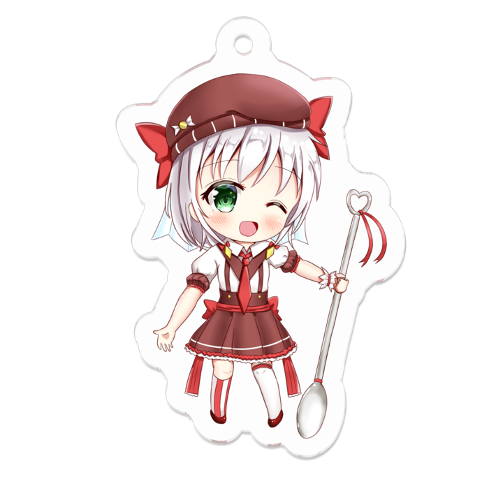 アクリルキーホルダー - 50 x 50 (mm)