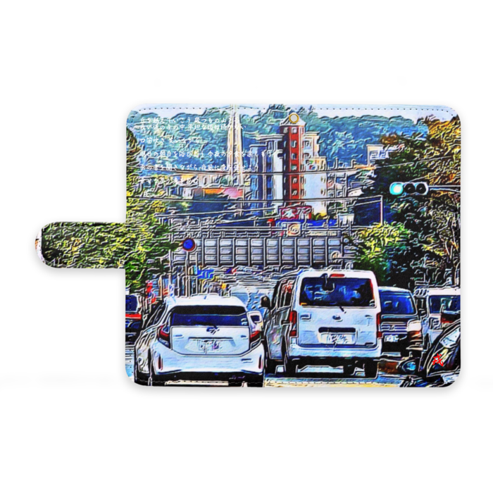 手帳型Androidケース - M - ストラップ穴 あり