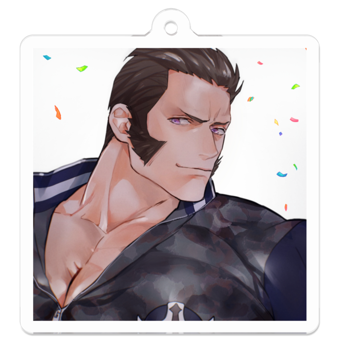 アクリルキーホルダー - 50 x 50 (mm)