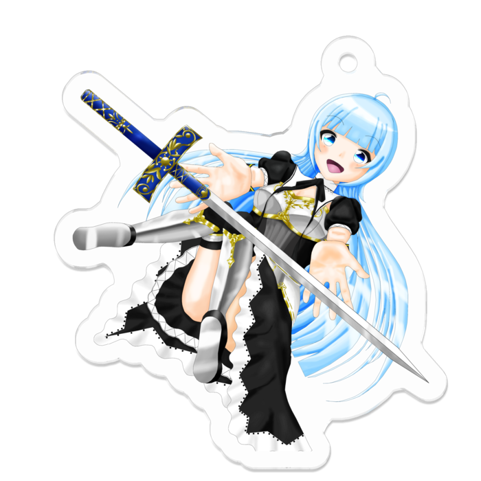 4周年アクアさん アクキー 50 x 50 mm meiingi booth