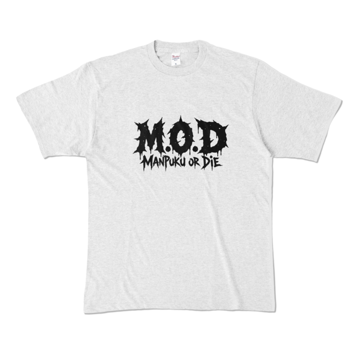 カラーTシャツ - XL - アッシュ （淡色）