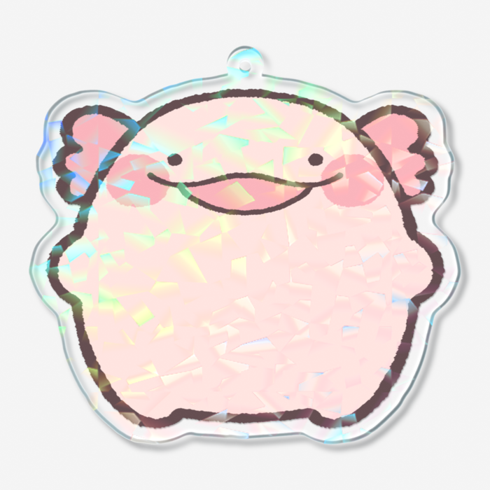 ホログラムアクリルキーホルダー - 70 × 70mm