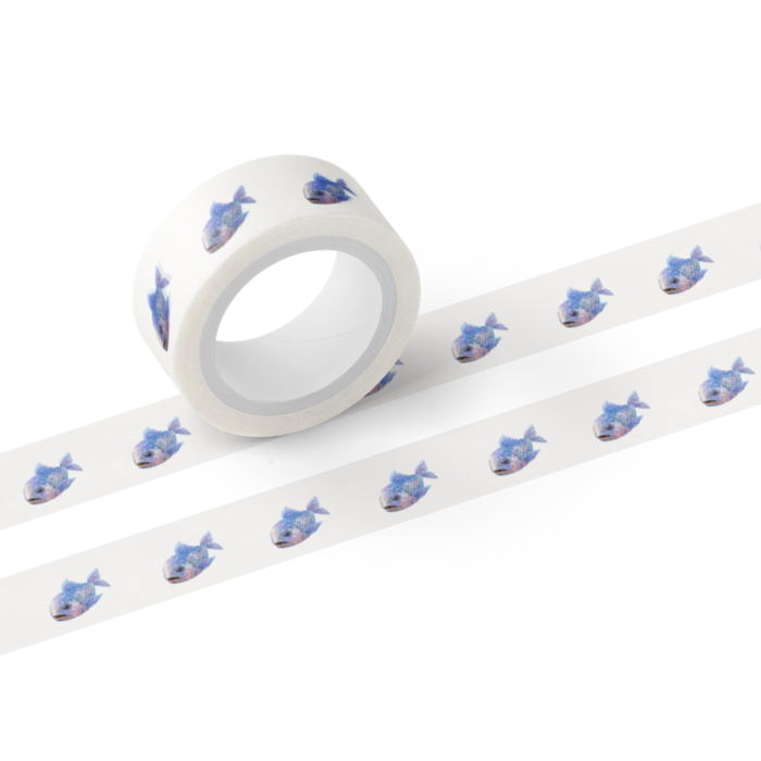 魚マスキングテープ - テープ幅 15mm