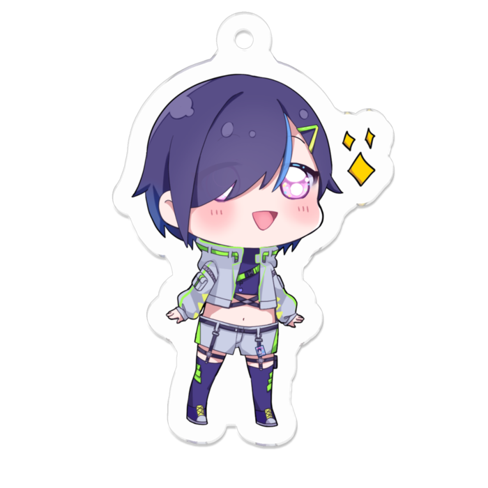 アクリルキーホルダー - 50 x 50 (mm)