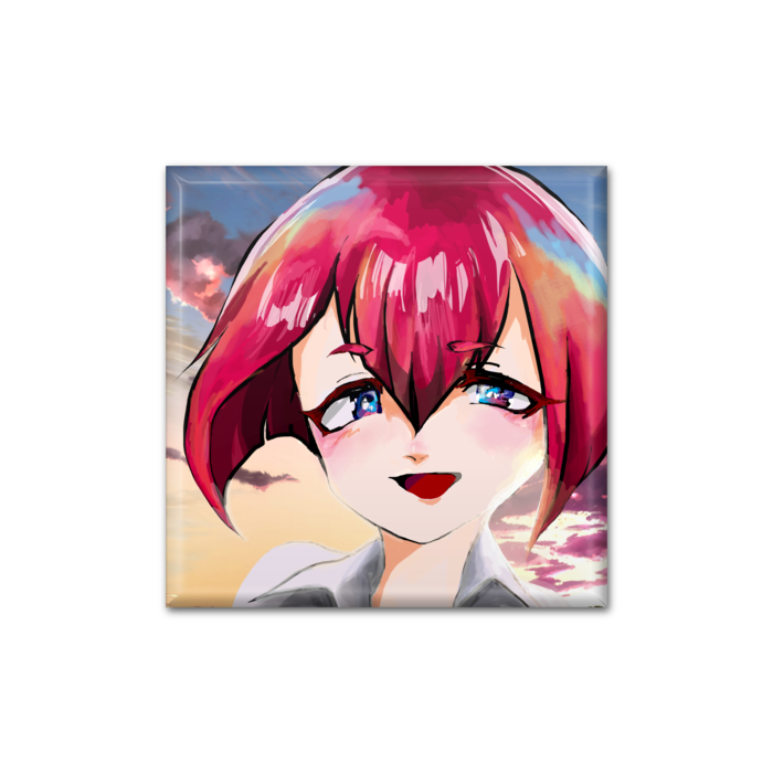 缶バッジ - 四角形40mm