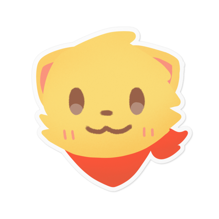 ステッカー - 100 x 100 (mm)