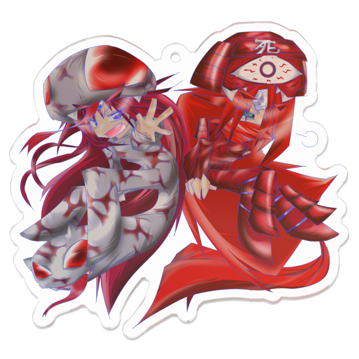 はろふまキーホルダー はろぅいーんふーまちゃんず 諷魔くんのまれきがんねんしょっぷ Booth