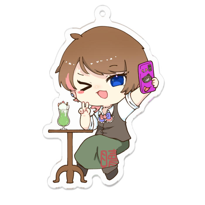 アクリルキーホルダー - 70 x 70 (mm)