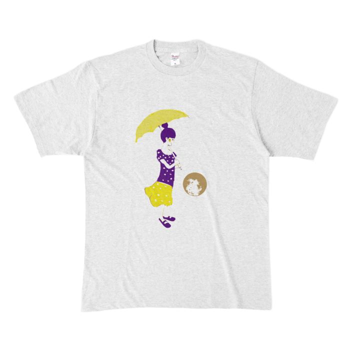 カラーTシャツ(淡色) - XL - アッシュ