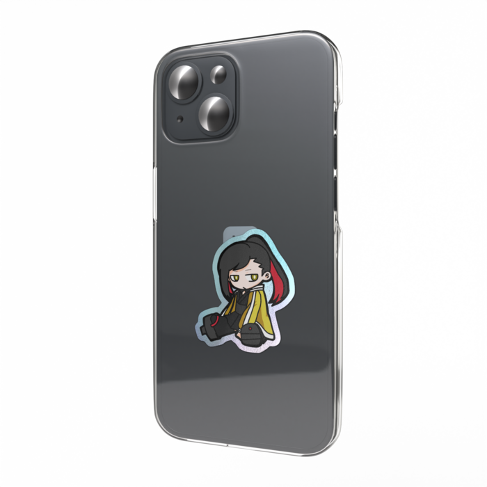 オーロラスマホステッカー - W55 × H91mm 以内