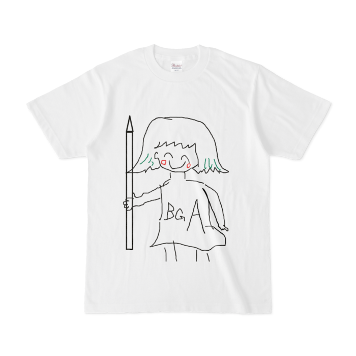 文字なし_ぼどげ星人Tシャツ - S - 白(1)
