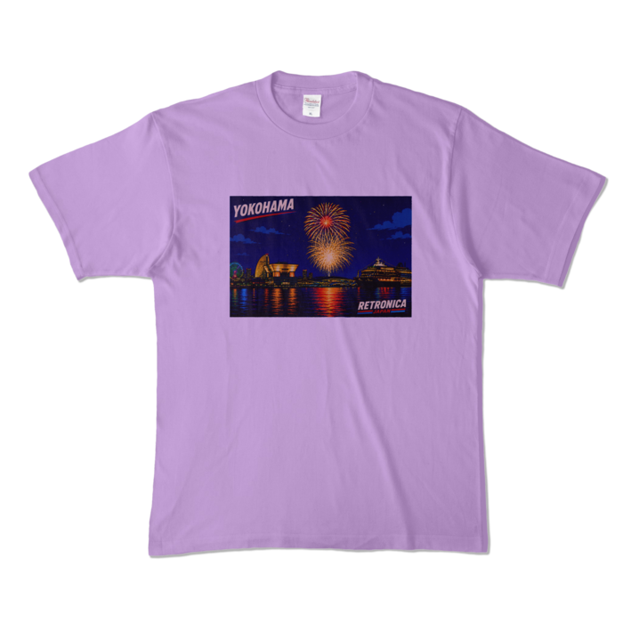 カラーTシャツ - XL - ライトパープル (淡色)
